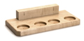 Base for 4-jar wide spice rack-oak