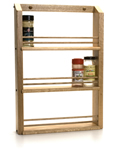 Oak classic single shelf rack