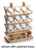 4x2 (2 shelves of 4 jars) maple